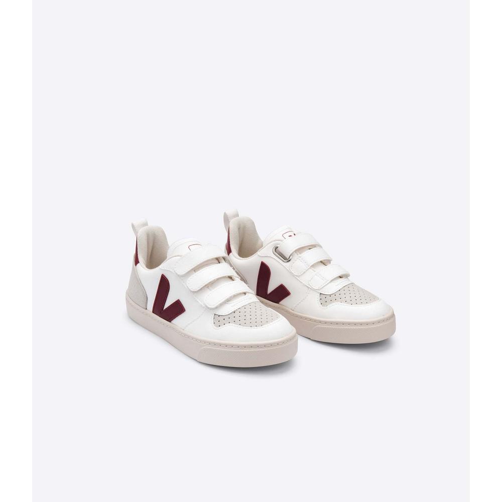 Veja V-10 CWL Schoenen Kinderen White/Red | NL 780DFM